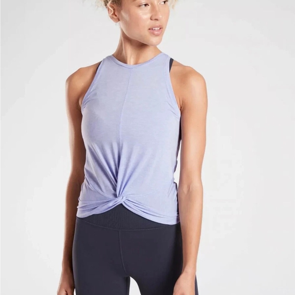 Two Athleta Lavender essence Tanks medium - Picture 2 of 6